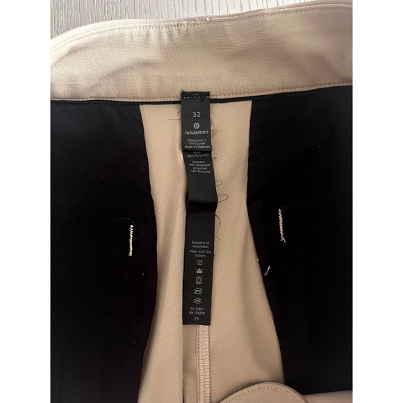 Lululemon Commission Shorts - Khaki 32 - Brand New, 11" Relaxed Fit - Picture 6 of 10